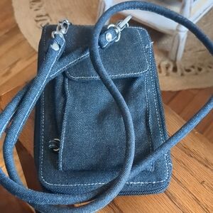 Classic Denim Crossbody Bag